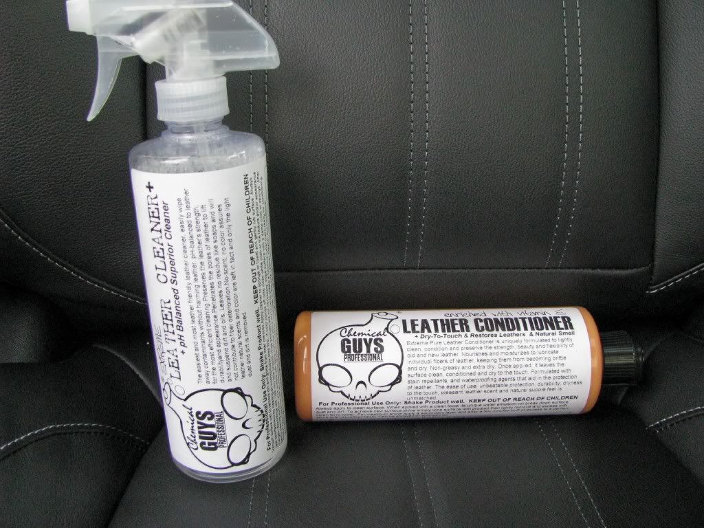 Review Chemical Guys Leather Combo